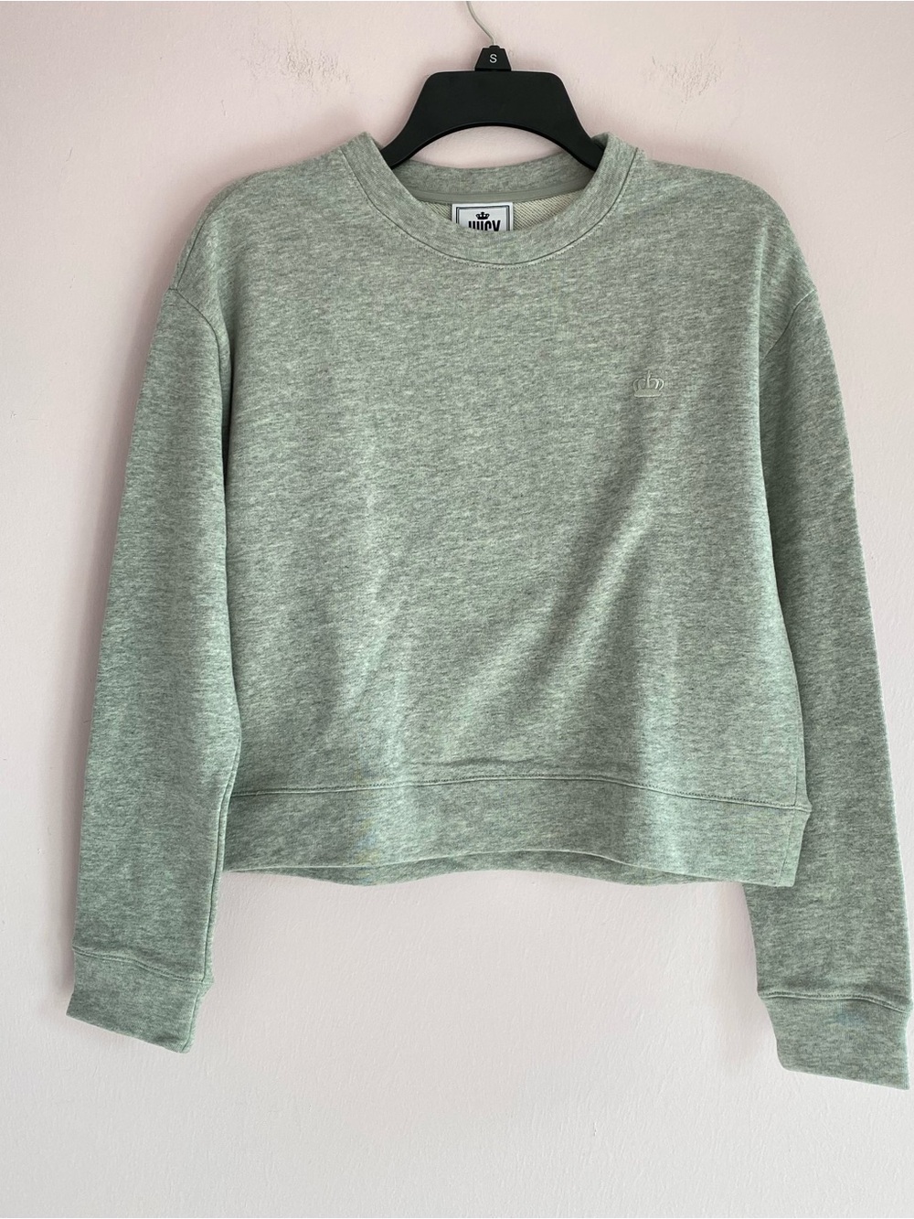 Brand new! Juicy Couture Gray heather crewneck sweatshirt